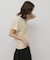 汗ジミ防止コクーンスリーブクルーネックTシャツ