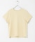 汗ジミ防止コクーンスリーブクルーネックTシャツ