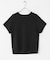 汗ジミ防止コクーンスリーブクルーネックTシャツ