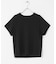 汗ジミ防止コクーンスリーブクルーネックTシャツ