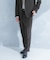 LIFE STYLE TAILOR　リネンライク千鳥柄コンフォータブルパンツ