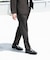 LIFE STYLE TAILOR　リネンライク千鳥柄コンフォータブルパンツ
