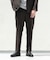 LIFE STYLE TAILOR　リネンライク千鳥柄コンフォータブルパンツ