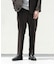 LIFE STYLE TAILOR　リネンライク千鳥柄コンフォータブルパンツ