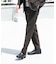 LIFE STYLE TAILOR　リネンライク千鳥柄コンフォータブルパンツ