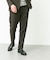 LIFE STYLE TAILOR　リネンライク千鳥柄コンフォータブルパンツ