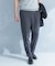 LIFE STYLE TAILOR　リネンライク千鳥柄コンフォータブルパンツ