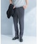 LIFE STYLE TAILOR　リネンライク千鳥柄コンフォータブルパンツ