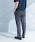 LIFE STYLE TAILOR　リネンライク千鳥柄コンフォータブルパンツ