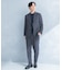 LIFE STYLE TAILOR　リネンライク千鳥柄コンフォータブルパンツ
