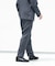 LIFE STYLE TAILOR　リネンライク千鳥柄コンフォータブルパンツ