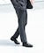 LIFE STYLE TAILOR　リネンライク千鳥柄コンフォータブルパンツ