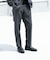 LIFE STYLE TAILOR　リネンライク千鳥柄コンフォータブルパンツ