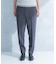 LIFE STYLE TAILOR　リネンライク千鳥柄コンフォータブルパンツ