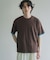 ダブルフェイス裏毛ショートスリーブTシャツ