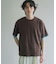 ダブルフェイス裏毛ショートスリーブTシャツ