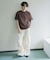 ダブルフェイス裏毛ショートスリーブTシャツ