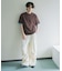 ダブルフェイス裏毛ショートスリーブTシャツ