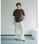 ダブルフェイス裏毛ショートスリーブTシャツ