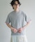 ダブルフェイス裏毛ショートスリーブTシャツ