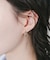 コンビレイヤードフープピアス