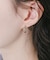 コンビレイヤードフープピアス