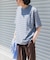 FORK&SPOON　PEカノコボーダーショートスリーブTシャツ