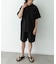 カットシアサッカーショートスリーブTシャツ