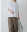 ハイツイストコットン半袖Tシャツ