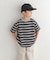 『150サイズあり』ランダムボーダーワイドTシャツ(KIDS)