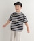 『150サイズあり』ランダムボーダーワイドTシャツ(KIDS)