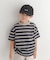 『150サイズあり』ランダムボーダーワイドTシャツ(KIDS)