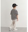 『150サイズあり』ランダムボーダーワイドTシャツ(KIDS)