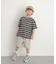 『150サイズあり』ランダムボーダーワイドTシャツ(KIDS)