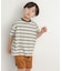 『150サイズあり』ランダムボーダーワイドTシャツ(KIDS)