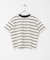 『150サイズあり』ランダムボーダーワイドTシャツ(KIDS)