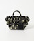 GANNI　MINI SHOPPER RUFFLE PRINT