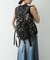 GANNI　PRINTED NYLON BACKPACK