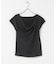 『洗濯可』ドレープネックセーター(半袖)