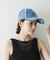 GANNI　DENIM PATCHWORK CAP