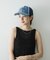 GANNI　DENIM PATCHWORK CAP