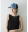 GANNI　DENIM PATCHWORK CAP