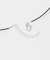 SMELLY so’　curved cord necklace