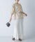 CHIGNON　シアーチェックボリュームスリーブプルオーバー