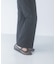 トリコットリブストレッチフレアパンツ