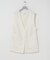 new basic　SILK LINEN GILET