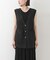 new basic　SILK LINEN GILET
