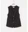 new basic　SILK LINEN GILET