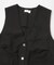 new basic　SILK LINEN GILET