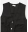 new basic　SILK LINEN GILET